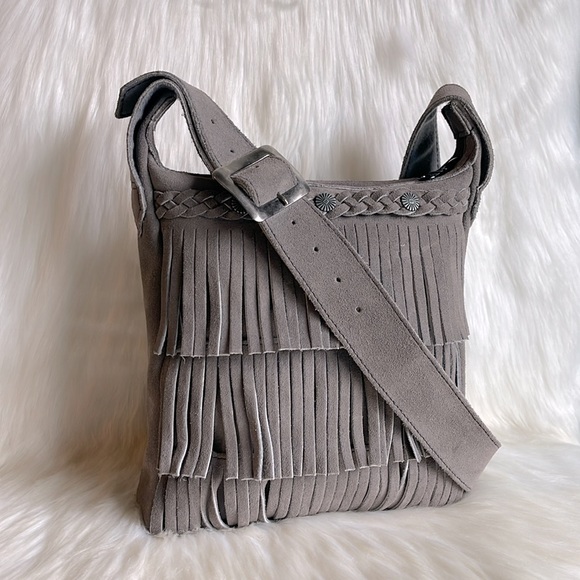 Minnetonka Fringe Genuine Leather Crossbody - Picture 2 of 16